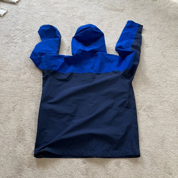 MAMMUT Men’s Gore-Tex Wenaha Jacket Hooded Blue Waterproof Rain Coat XL - Picture 2 of 16